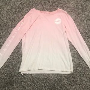 Long sleeve hollister graphic tee